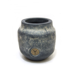 Wazon betonowy / gliniany rustykalny 26x26cm